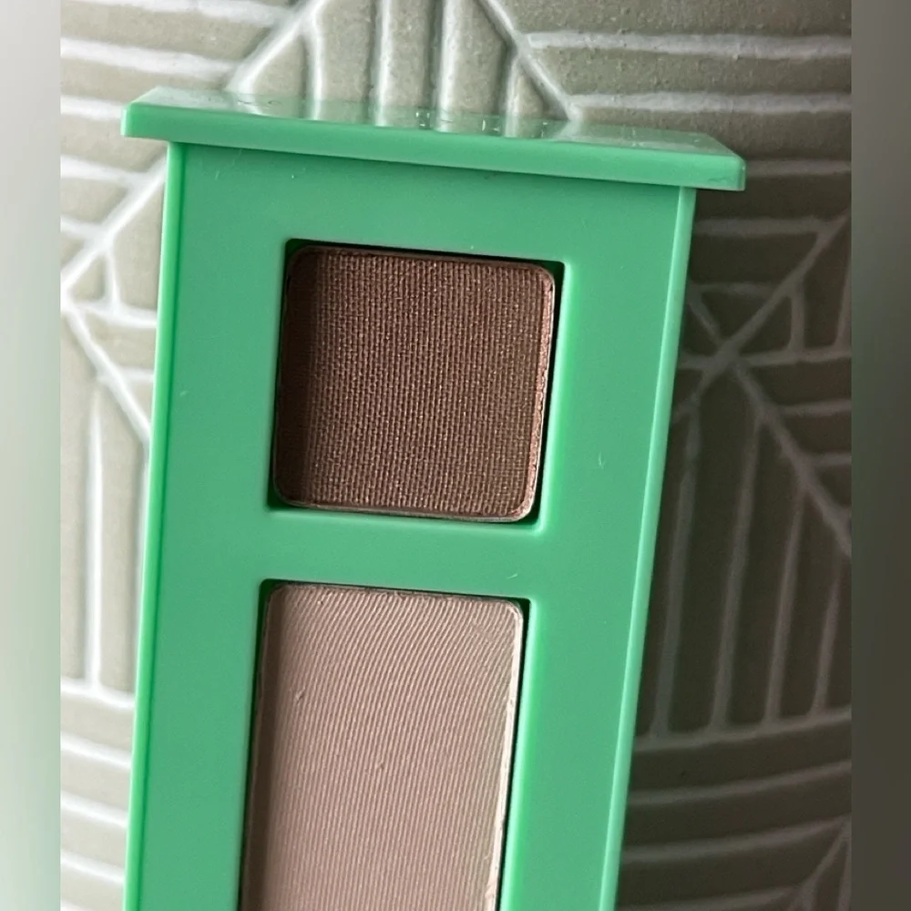 Clinique Duo Ivory Bisque-Bronze Satin Eyeshadow Palette ~New~